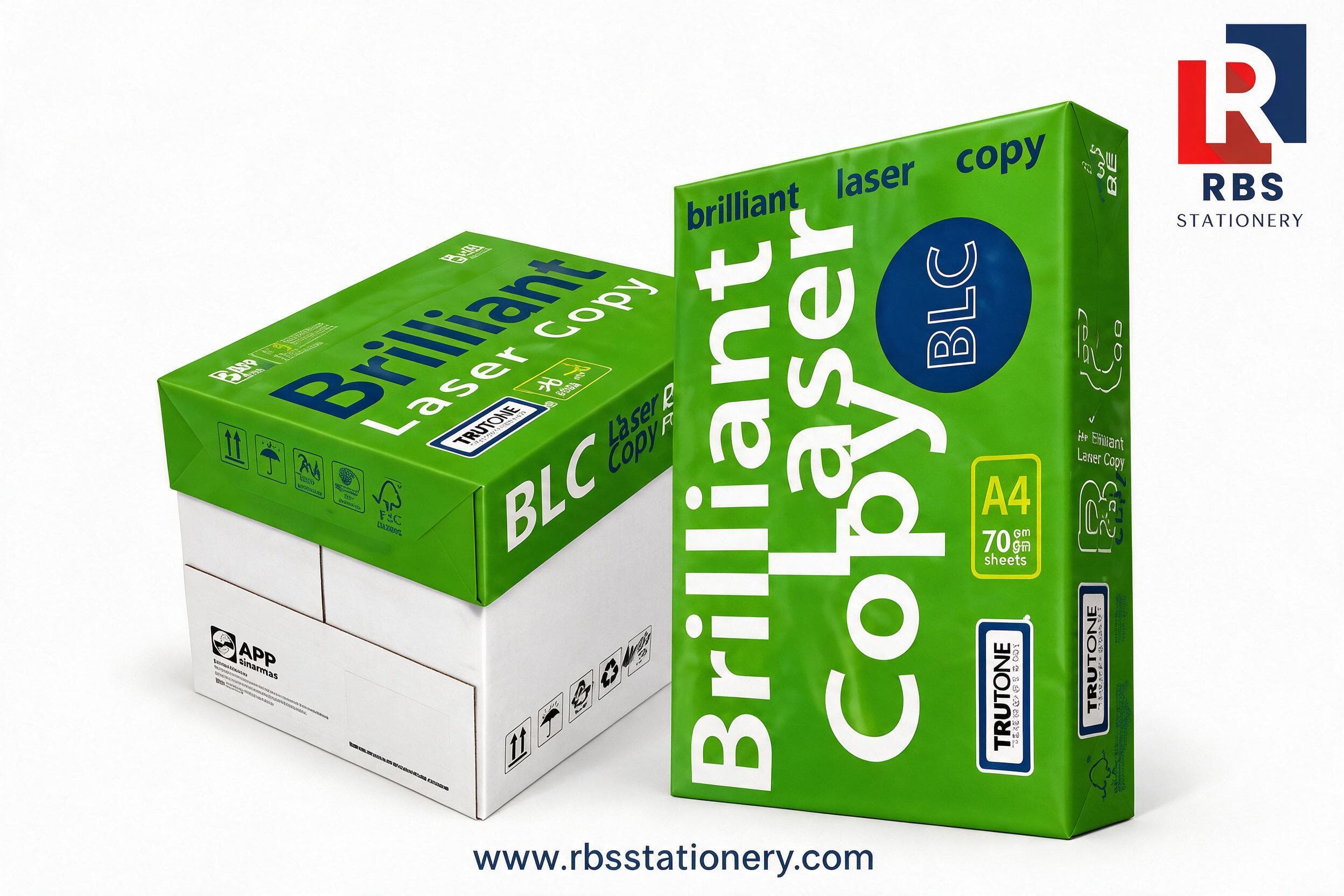 Brilliant Laser Copy BLC A4 Paper 70gsm - 500 Sheets Ream